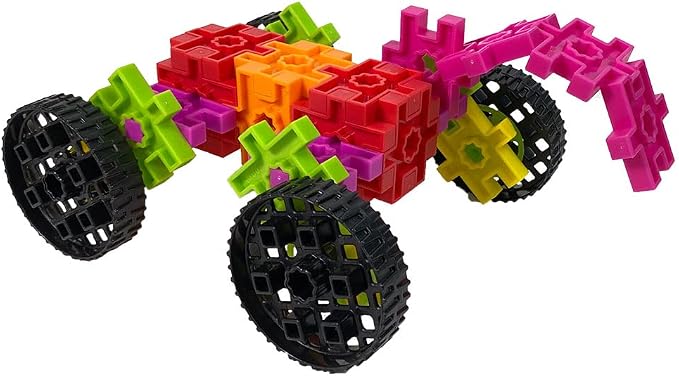 KADÜ DA Age 3+ Out of this World 78 Piece Kids Beginning Building Block Toy | Creative Mini STEM Sensory Construction Puzzle - Open Ended Play Gift Boys + Girls - Classroom Homeschool Manipulatives