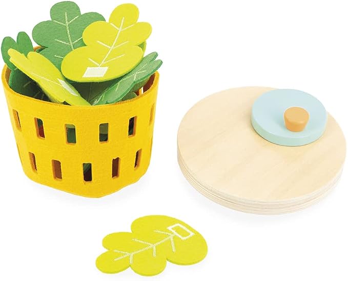 Janod - My Mixed Salad - 33 Piece Pretend Play Kitchen Set - 3 Years + J06595 | Ideal for Toddlers - Enhances Imaginative Play - Fake Food Cooking Toys - Perfect Birthday Gift for Kids 3 and Up