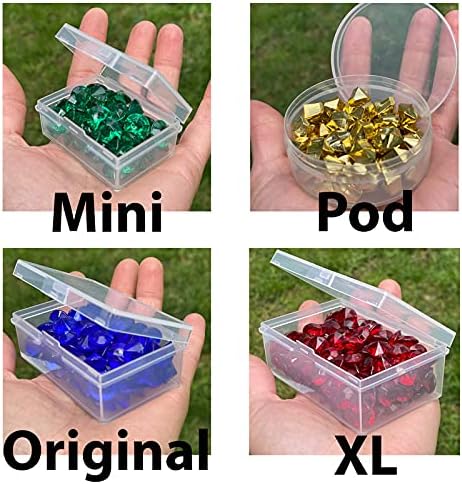 BitsBins Board Game Piece Storage and Organizers, Accessories that Organize Tokens and Components Both in the Game Box and During Game Play | Includes 12 BitsBins XL's | Measures 3.5" X 2.4" X 1.4"