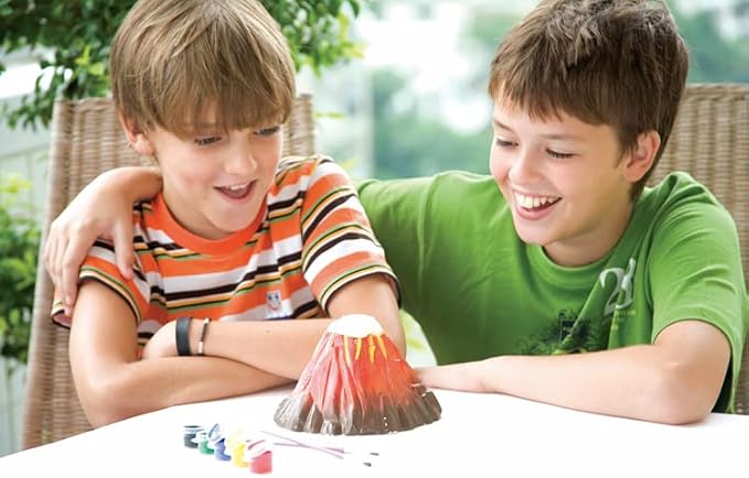 4M KidzLabs Volcano Making Kit, DIY Science Kit STEM, For Boys & Girls Ages 8+