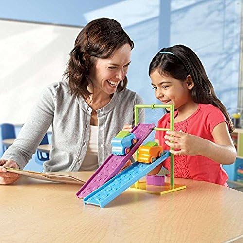 Learning Resources STEM Force and Motion Activity Set - Classroom STEM Toys for Kids, Kids Science Experiments, Science Engineering Kits, Physics Toys, Building Kits, Toy Engineering Set | Classroom STEM Toys, Kids Science Experiments, Science Engineer...