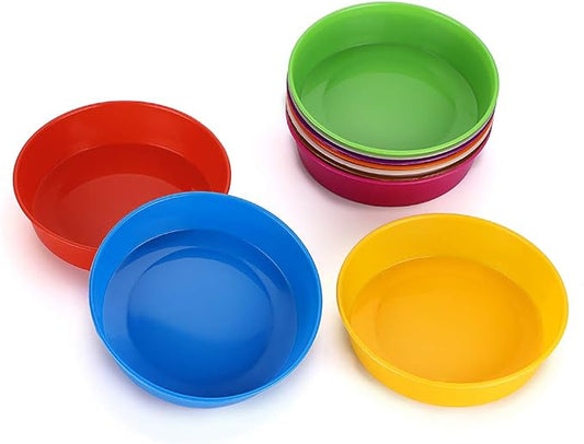 BTSKY Plastic Sorting Bowls, Assorted Colors Set of 10 for Home Storage | Vibrant 10-piece Set for Versatile Use, Ideal for Kitchen Prep, Snacks or Organizing Small Items Durable & Easy To Clean