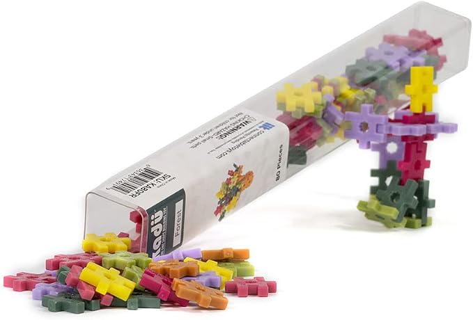 KADÜ 250 Piece Forest Set Kids Age 5+ Building Block STEM Interlocking Toy | Creative Mini Sensory Construction Puzzle tiles - Open Ended Play Gift Boys + Girls - Classroom Homeschool Manipulatives