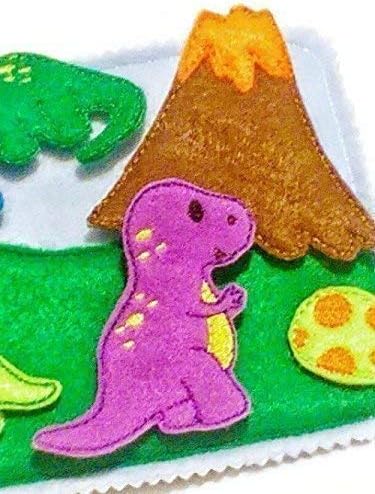 Build Your own Quiet Book Dinosaur Play Activity #41