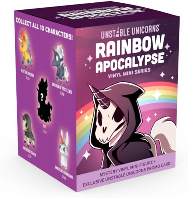 Unstable Games - Unstable Unicorns Vinyl Mini Figures Series Mystery Blind Box - Rainbow Apocalypse