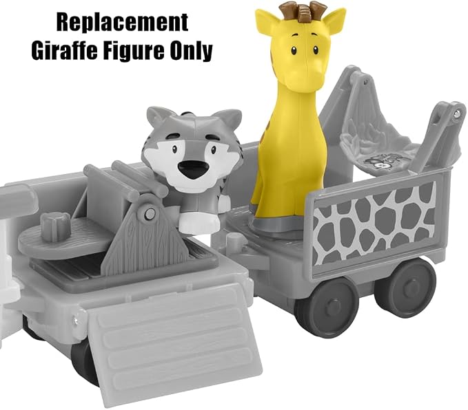 Replacement Part for Fisher-Price Little People Musical Zoo Train Playset - M0532 ~ Replacement Giraffe Figure