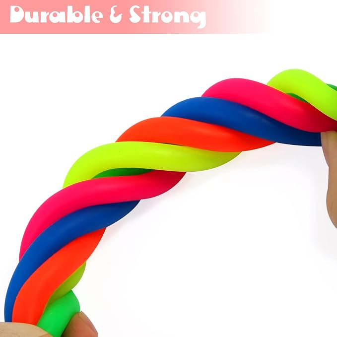Sensory Toys for Kids,Fidget Stretchy Strings for Stress,12 pcs Thin | Sensory Toys Special Needs for Autistic ADHD Autism Children Toddlers Boys Girls,Halloween Christmas Party Favor