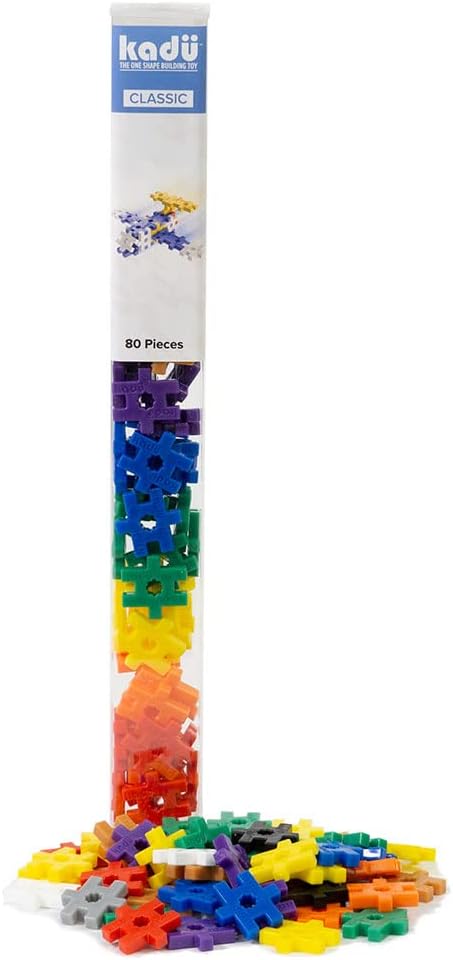 KADÜ 250 Piece Classic Set Kids Age 5+ Building Block STEM Interlocking Toy | Creative Mini Sensory Construction Puzzle tiles - Open Ended Play Gift Boys + Girls - Classroom Homeschool Manipulatives