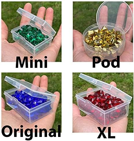 BitsBins Board Game Piece Storage and Organizers, Accessories that Organize Tokens, Meeples and Components Both in the Game Box and During Game Play | Includes 16 BitsBins Pods | Measure 2.5" X 1"