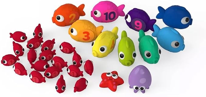 Battat Education – Penguin Math Balance Scale for Kids – 38 Pieces Counting Toy – Educational Math Games for Toddlers – Develop Early STEM Skills – Fun Learning Activity for Preschoolers 3+ Years | Penguin math game with 30 sea creature weights, 3 play...