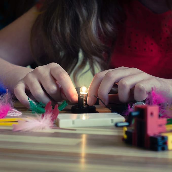 Sntieecr Electric Circuit Motor Kit, Science Experiment Educational Kit | Montessori Learning Kits Set for Kids DIY STEM Engineering Project,Christmas Gift for Kids, Back to School Gifts for Student