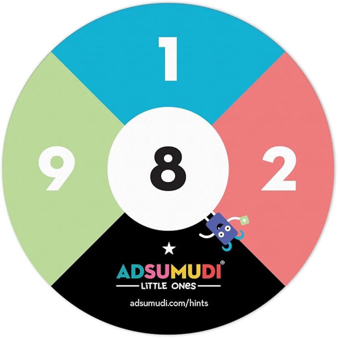 Evermade Adsumudi Math Game - Little Ones - The Adorably Fun Game for Clever Kids to Grow Their Addition, Subtraction and Mental Math Skills - Great for Ages 4 and Up