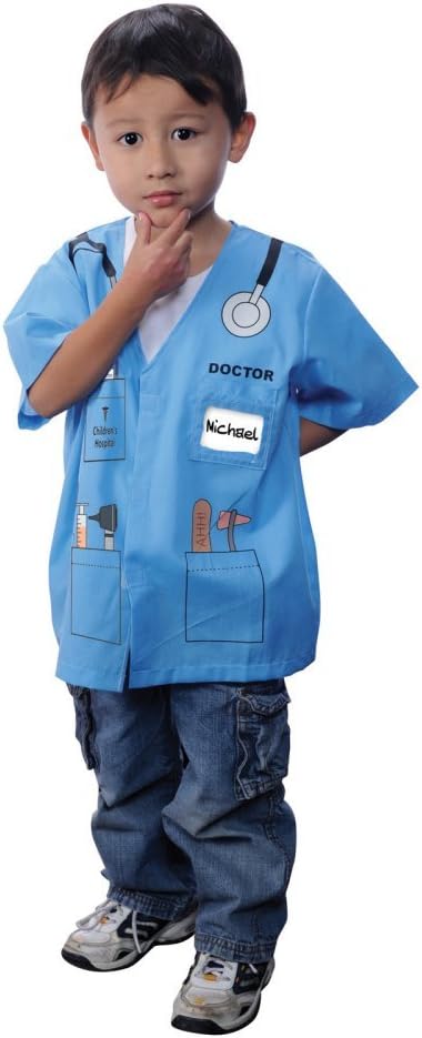 Aeromax, Inc. My 1st Career Gear Blue Dr. Top, Doctor, Blue