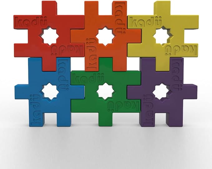 KADÜ 80 Piece Rainbow Set Kids Age 5+ Building Block STEM Interlocking Toy | Creative Mini Sensory Construction Puzzle tiles - Open Ended Play Gift Boys + Girls - Classroom Homeschool Manipulatives