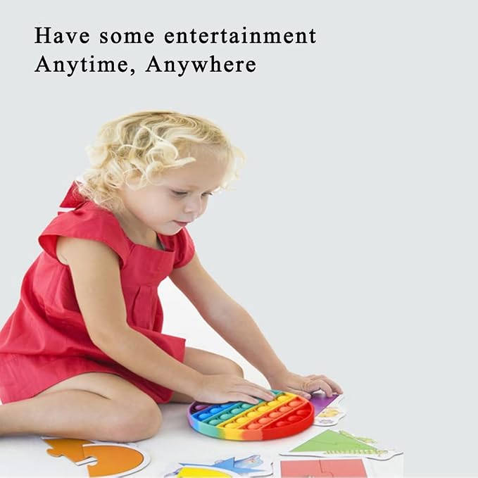 Random 36 Pcs Fidget Toys, Pop Fidget Sensory Toys Set,Stress Relief Gifts for Kids & Adults,Pop Bulk & Party Favors Toddler Toys for Easter Gifts,Party Supplies,Classroom Prizes