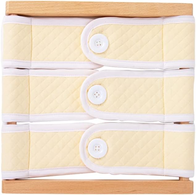 Montessori Wooden Toys for Dressing Learning Board Learning Basic Dressing Skills - Buttons, Snaps, Zippers, Belt Buckles for 1 2 3 Year Old Toddlers Sensory Toy Gifts(3 Buttons)
