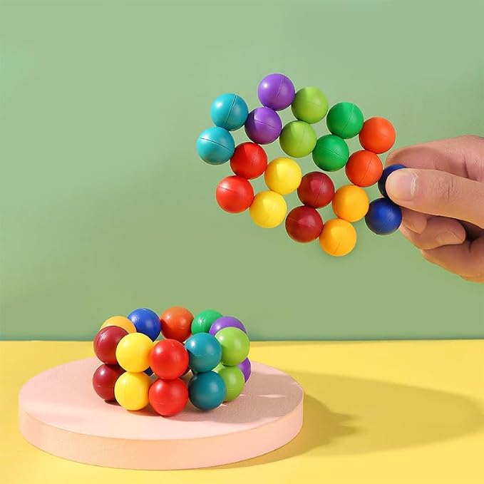 2 Sets of Sensory Toys, Calming Artifact, Kindergarten Treasure Box, Airplane Travel Activity, Road Travel Pressure Ball, Suitable for Children Aged 3 and Above