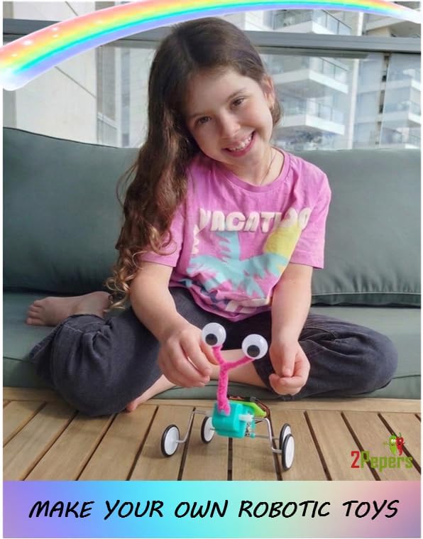 DIY Girls STEM Project, Kids Science Experiments Arts and Crafts Electric Toys Ages 8 9 10 11 12+ Teens, Educational Engineering Kit Present for Girls, Robotics Building Set & Birthday Gift idea