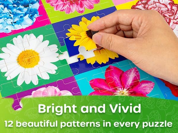 SYNARRY Cat, Dog, Flower & Donut 100 Piece Wooden Puzzles Ages 4-8 | 100 Piece Jigsaw Puzzle for Kids Ages 4-8, Birthday Gifts for Boys & Girls, Hands-On Learning Toys, Screen-Free Play