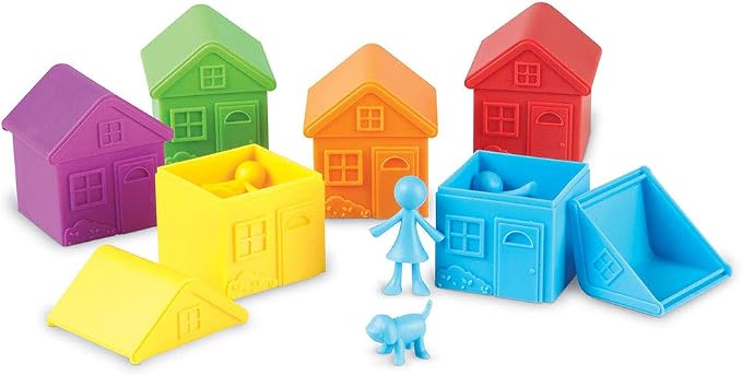 Learning Resources All About Me Sorting Neighborhood | Montessori Preschool Activities, Social Emotional Learning, Color Sorting and Counting , Fine Motor Toys, Toddler Gifts