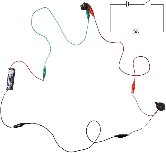 Sntieecr Electric Circuit Motor Kit, Science Experiment Educational Kit | Montessori Learning Kits Set for Kids DIY STEM Engineering Project,Christmas Gift for Kids, Back to School Gifts for Student