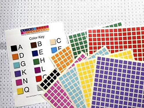 Huge Mosaic Puzzle Poster Kits | Group Project | No Mess Paint by Sticker | Stay at Home Activity | Classroom | One Sticker at a Time! | Large Hot Air Balloon | Learning Fun | 40” X 36” Giant Poster