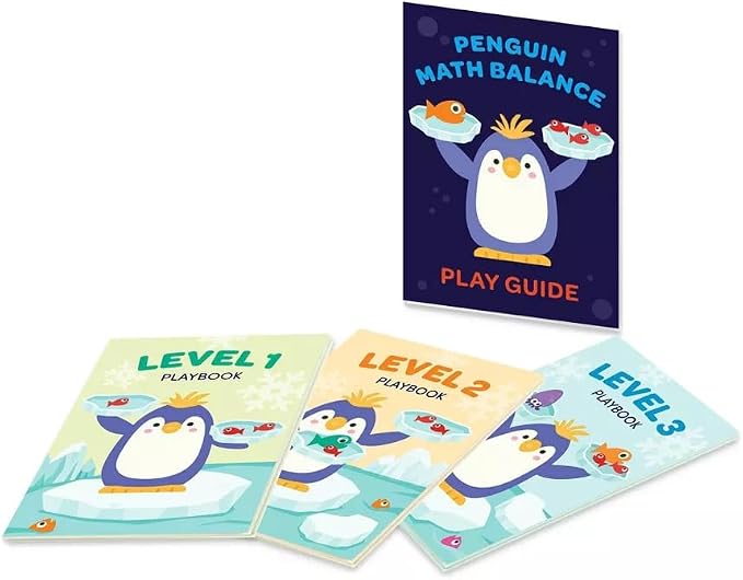 Battat Education – Penguin Math Balance Scale for Kids – 38 Pieces Counting Toy – Educational Math Games for Toddlers – Develop Early STEM Skills – Fun Learning Activity for Preschoolers 3+ Years | Penguin math game with 30 sea creature weights, 3 play...
