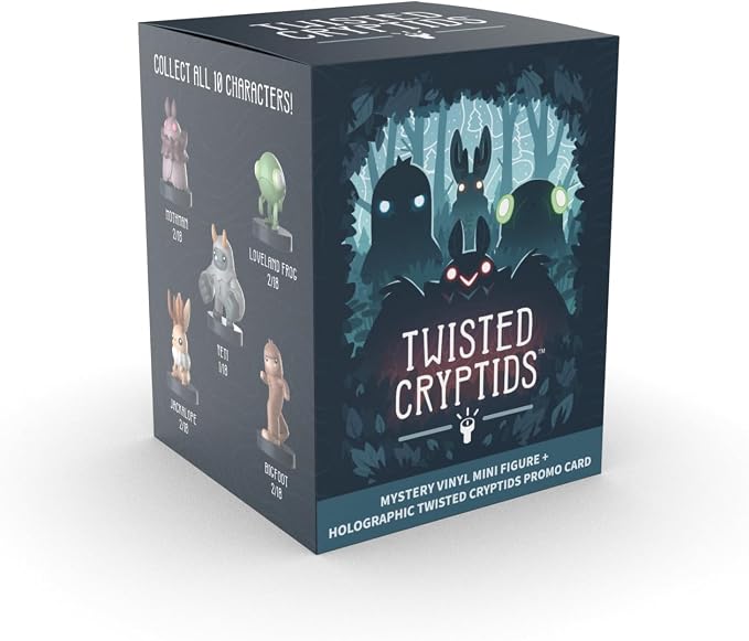 Unstable Games Twisted Cryptids Vinyl Mini Figure Blind Box - Includes a Playable Promo Card - Cute Adorable Figure Mystery Box
