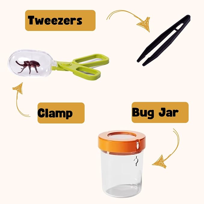 Bug Catcher for Kids – Bug Catching Kit with Modular Bugs Maze, Bug Terrarium for Kids, STEM Outdoor Science Toy & Bug Farm for Kids Ages 4–8