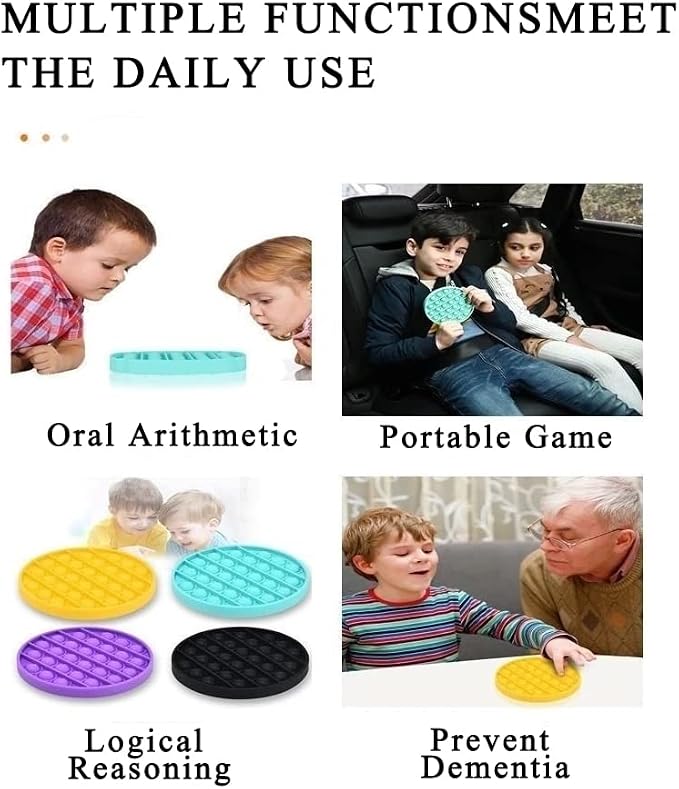Random 24 Pcs Fidget Toys,Pop Fidget Sensory Toys Set,Stress Relief Gifts for Kids & Adults,Pop Bulk & Party Favors Toddler Toys for Easter Gifts,Party Supplies,Classroom Prizes