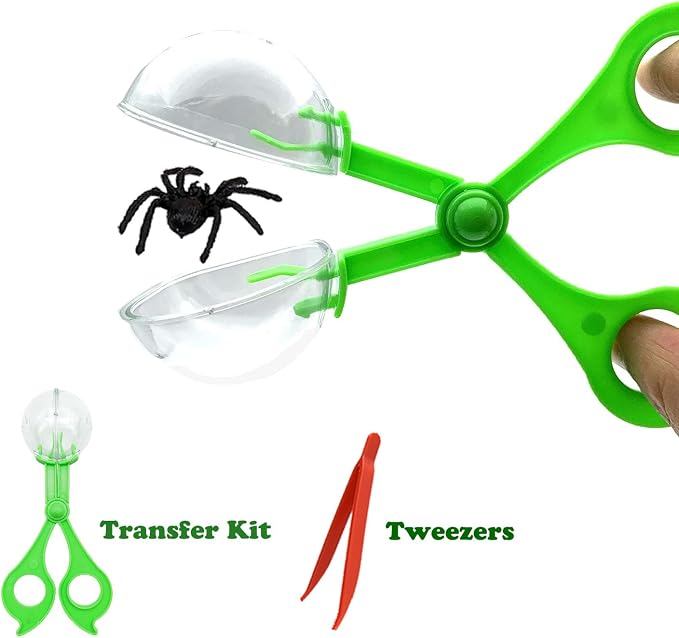 Bug Catcher Kit, Kids Bug Collection Kit, Outdoor Nature Explorer Kit with Tweezers, Magnifying Glass, Science Educational Kit, Bug Observation Container for Boys and Girls