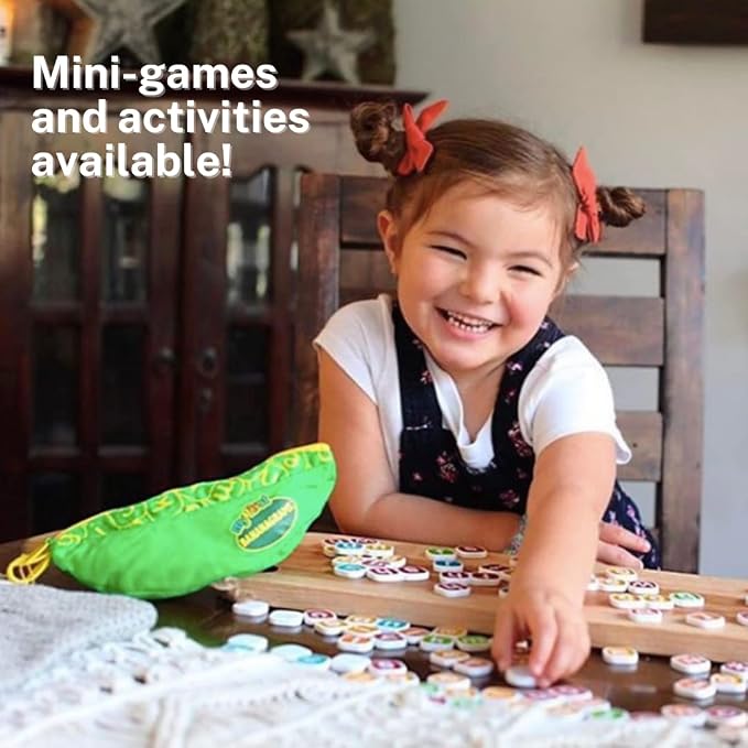 Bananagrams My First, Lowercase Letter Word Game for Ages 4+ | Combo-letter tiles build early spelling & phonics skills; word game for pre-readers and kids ages 4+