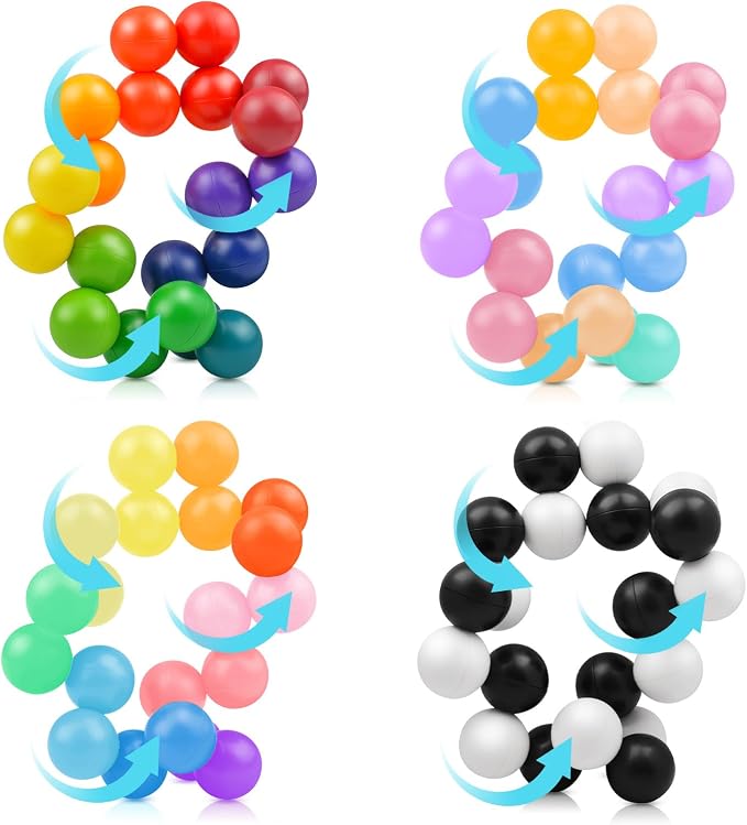 Yrissmiss 4PCS Autism Sensory Toys for Autistic Children, Quiet Fidget Toys for Adults & Kids Ages 3-5 Easter Basket Stuffers Gifts for Kids Boys Girls