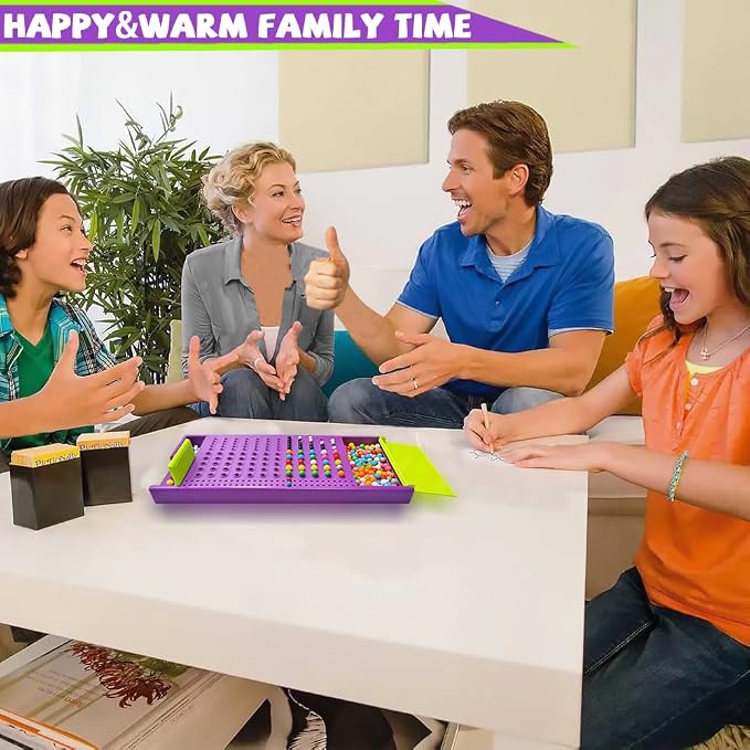 KIDAMI Code Breaker, Classic Codebreaking Travel Board Game, Purple | 2 Player Battle, Brain Puzzle Set, Lightweight Carrying, Portable Storage Box, Kids Toddlers Adults Gift for Family Learning