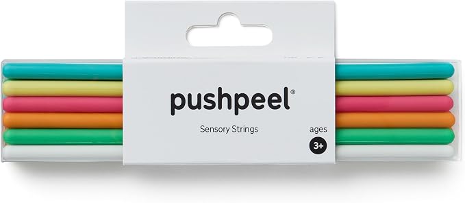 Pushpeel Sensory Strings – Silicone Fidget Strings for Calming, ADHD & Autism | Compatible Sensory Activity Board (Original & XL) | Washable & Reusable | Kids 3+ & Adults