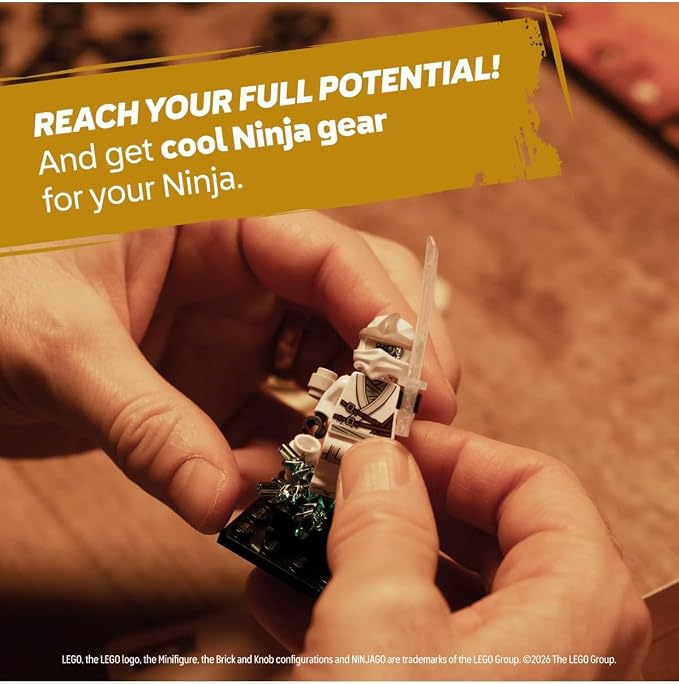 Bezzerwizzer LEGO Ninjago Board Game: Destiny’s Bounty Adventures | Cooperative Adventure Game with Exclusive Minifigures, Ages 8+, 2-4 Players, 30 Minute Playtime