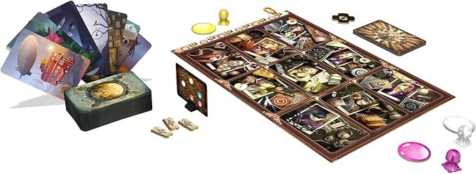 Asmodee Mysterium Park Board Game - Uncover Dark Secrets in a Charming Carnival Setting, Cooperative Mystery for Kids & Adults, Ages 10+, 2-7 Players, 28 Minute Playtime