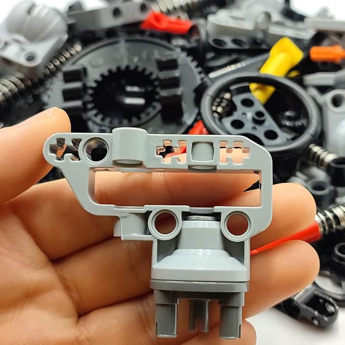 dspitwod MOC Technical Wheels Connectors Rack Gear Car Suspension Building Brick Accessories Pieces Sets STEM Learning Kits Engineering Toy Gift for Kids …