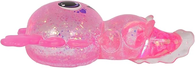 Axolotl Squishy Stress Ball, Soft TPR Slow Rising Squeeze Toy, Cute Axolotl Fidget Toy for Stress Relief, Anxiety Calming Sensory Toy for Kids Adults(Pink BigEars Axolotl)