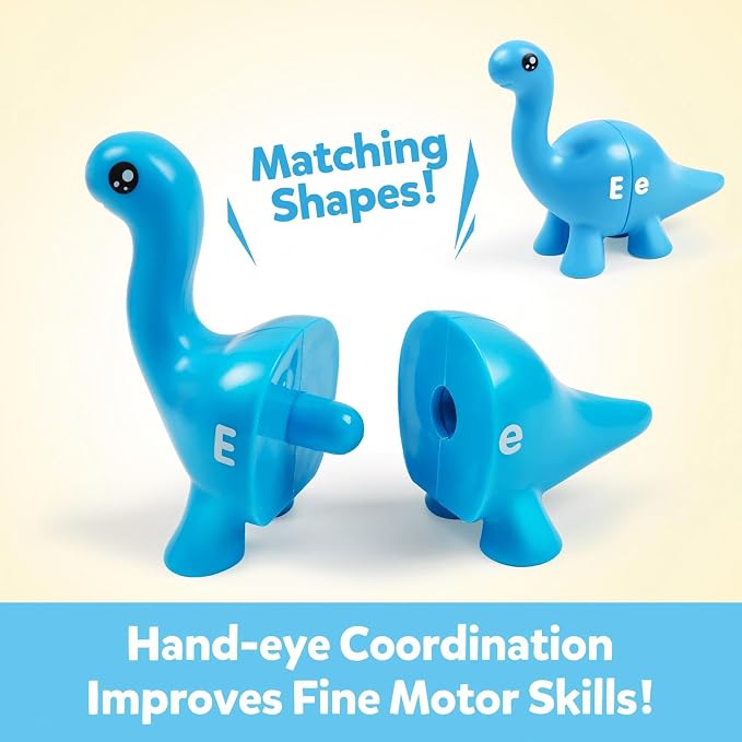 TSYAN Matching Letters Counting Dinosaur Toys
