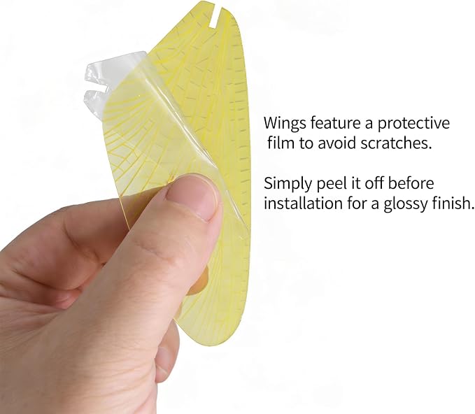 3D Acrylic Insect Puzzle DIY Bug Model Kit Animal STEM Gift | Building Kits Crafts Figurine Sculpture Nature Decoration Educational Display Toys for Kids Teens and Adults (Mayfly)