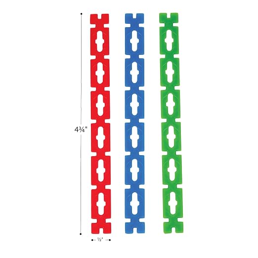 Excellerations Bendable Construction Rods - 480 Pieces
