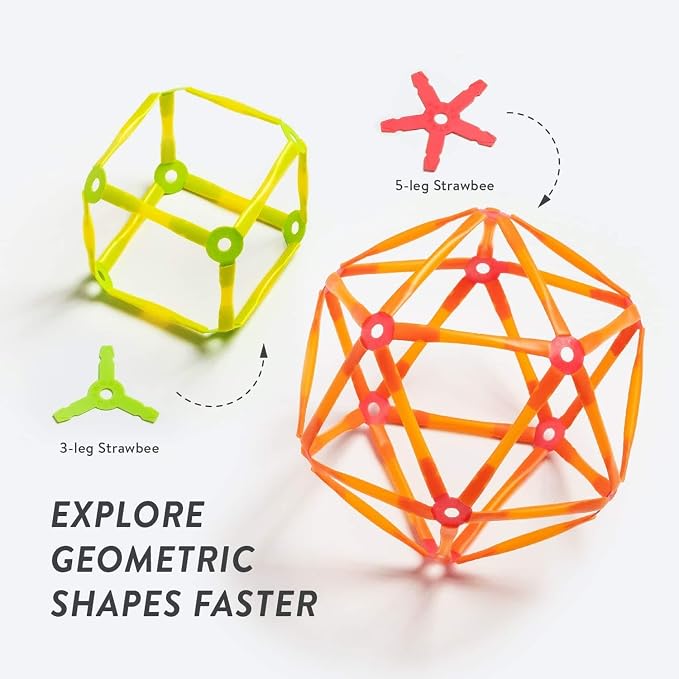 Strawbees Creature Creator Kit I Building Toys I Straws and Connectors | Creative STEM learning at home and school, Education learning tool, Maker construction toy