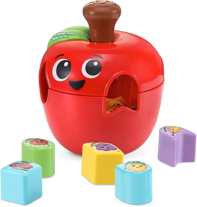 LeapFrog Spin and Change Apple Shape Sorter