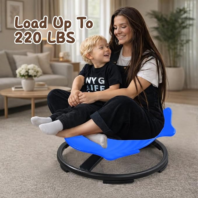 Sensory Spinning Chair for Kids with Autism | Toddler Sit and Spin ADHD Chair,Sensory Room Must Haves, Improves Balance & Motion Relief,Gift For Ages 3+