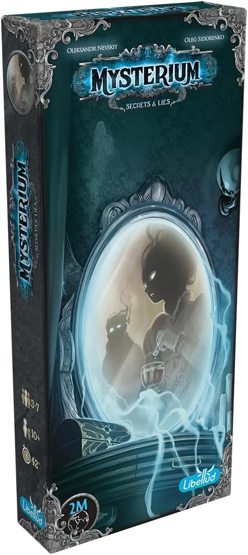 Mysterium Secrets & Lies Board Game Expansion (2025 Refresh) | Cooperative Psychic Mystery Game for Familes, Kids & Adults, Ages 10+, 3-7 Players, 45 Minute Playtime