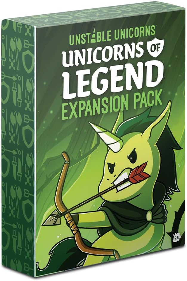 Unstable Games - Unstable Unicorns Unicorns of Legend Expansion Pack - Perfect for Family Game Night!