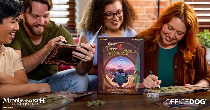Asmodee The Hobbit: There and Back Again Board Game - Competitive Story-Driven Strategy Game, Thrilling Family Adventure for Kids & Adults, Ages 10+, 1-4 Players, 30 Minute Playtime | Competitive Story-Driven Strategy Game, Thrilling Family Adventure f...