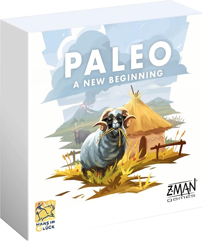 Z-Man Games Paleo A New Beginning Board Game Expansion - Forge a New Chapter in Human History! Cooperative Strategy Game for Kids & Adults, Ages 10+, 2-4 Players, 45-60 Minute Playtime
