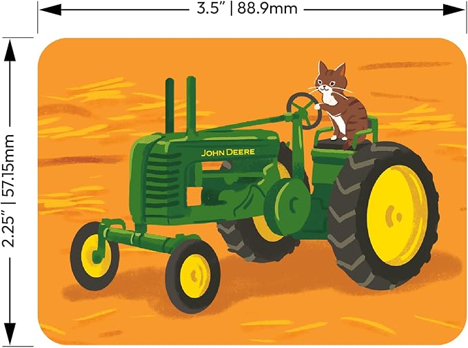 Cottage Door Press John Deere Memory Matching Game for Kids Ages 3+ 72 Large Thick Cards Including Farm Animals and Tractors in a Sturdy Compact Box